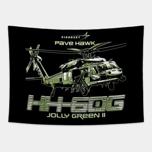 Pave Hawk HH-60G Search and Rescue Helicopter Us Navy Air Force Tapestry