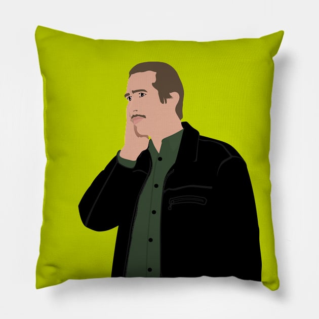 Fallen Leaves dir. Aki Kaurismaki Pillow by gleaner