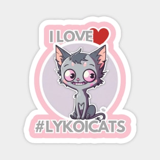 I love my Lykoi Cat Magnet
