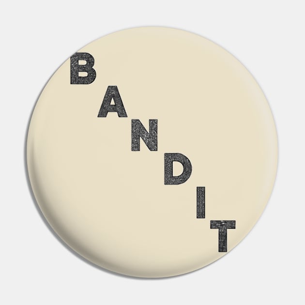 Bandit Pin by FifthBaseShirts