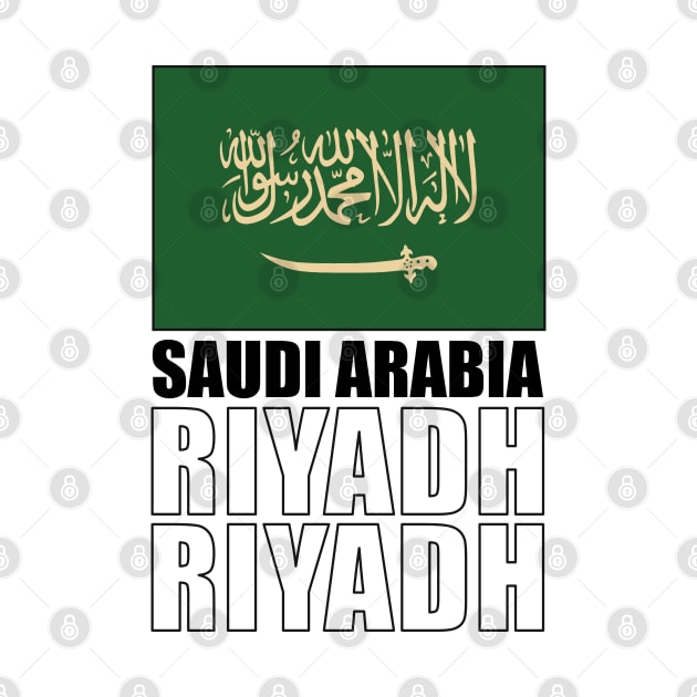 Flag of Saudi Arabia by KewaleeTee