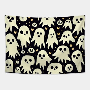 Spooky , cute halloween pattern design Tapestry