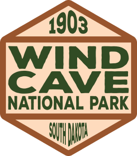 Wind Cave National Park badge Magnet