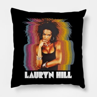 lauryn hill retro Pillow