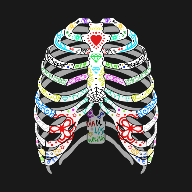 Day of the Dead Ribcage by AngoldArts