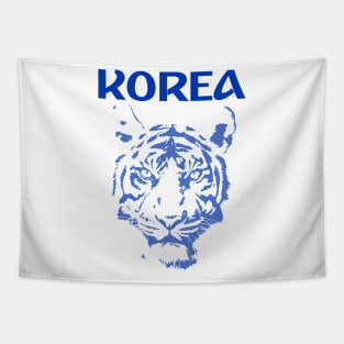 Team Korea White Tapestry
