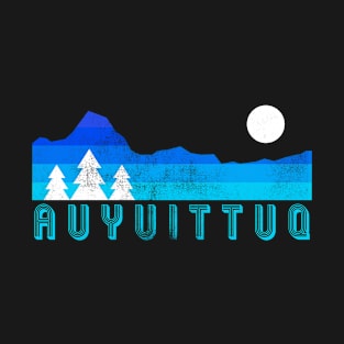 Auyuittuq national park retro vintage T-Shirt