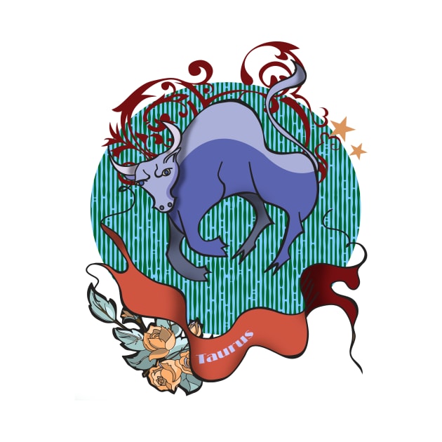 Taurus zodiac by AriadnaDeRaadt