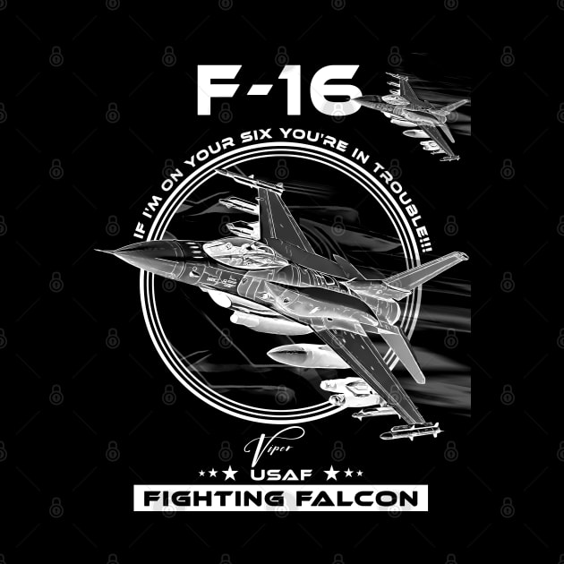 F16 Fighting Falcon Viper Fighterjet by aeroloversclothing