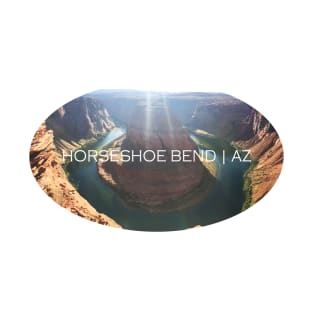 HORSESHOE BEND OVAL DESIGN T-Shirt