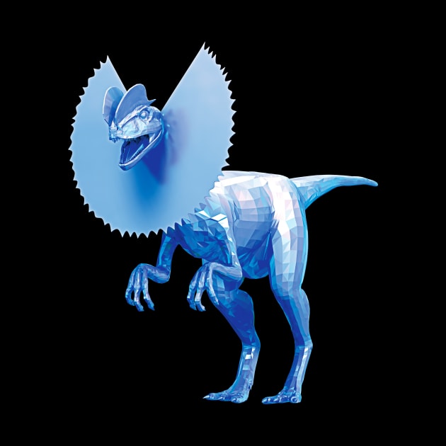 SHINY BLUE DINOSAUR by hiki_komori