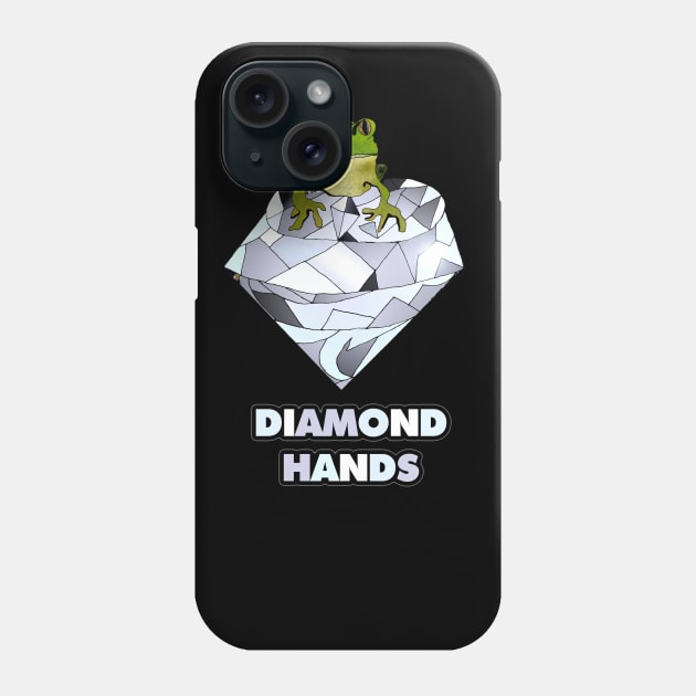 Diamond Hands Frog Phone Case by IanWylie87