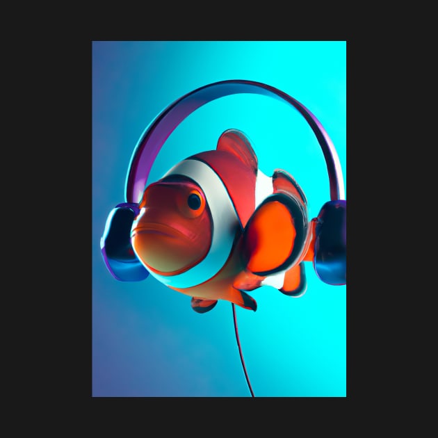Clownfisch Headphones by maxcode