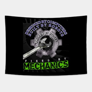 Aircraft Mechanics Technicians Engineers Classic aviation Tapestry