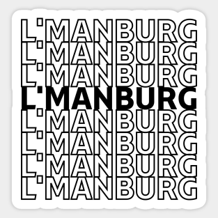 L'manburg Stickers Lmanburg Stickers Teepublic lmanburg stickers teepublic