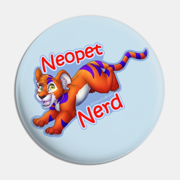 Neopet Nerd Pin by StoneStudiosArt