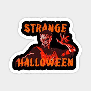 Strange Halloween Magnet