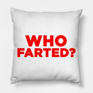 Who Farted? Pillow