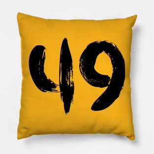 Number 49 Pillow