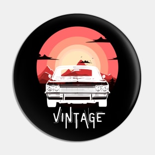 80s Car Pin