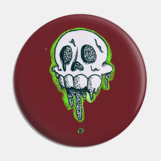 Neon Skull Pin by BlueGoo