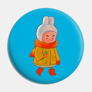 Bunny walk Pin