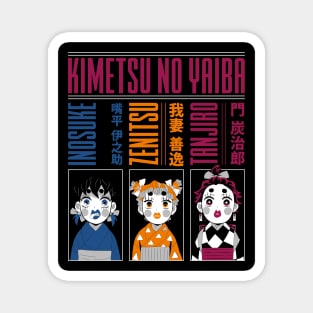 Demon Slayer Geishas Trio Magnet