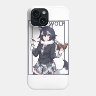 Gray wolf Phone Case