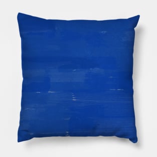 Royal Blue Brushstroke Pillow