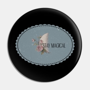 Stay magical moon dream love romantic clouds music literature flowers sky clouds aesthetic vintage retro beautiful dream gifts Pin