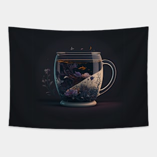 Tea of flowers Tapestry