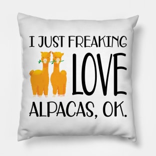 Alpaca - I just freaking love alpacas, OK. Pillow