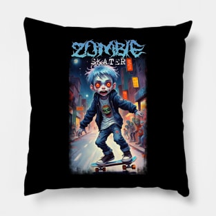 Zombie Skater 01 Pillow