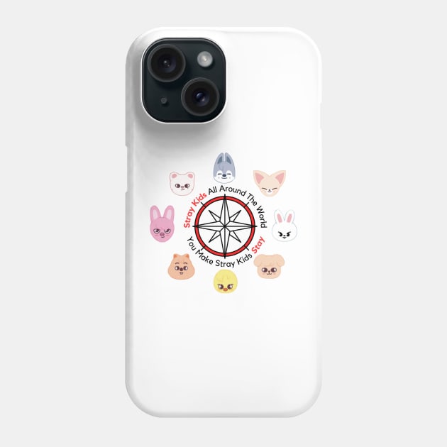 Cute Kpop Stray Kids Phone Case for IPhone 14 12 11 Pro Max XR XS