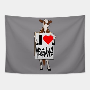 I love vegans Tapestry