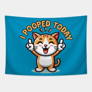 I Pooped Today Tapestry