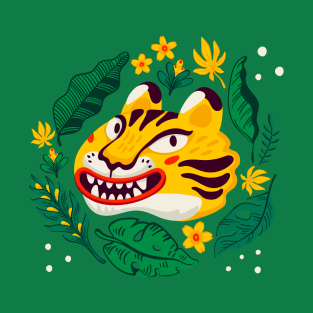 Tiger Face Grin T-Shirt