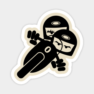 Motorcycle pair Decal V.2 Magnet