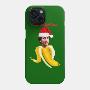 Christmas  Nicholas cage in a  banana Phone Case