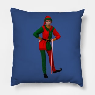 Christmas Elf Lady Pillow