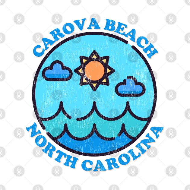 Carova Beach, NC Summertime Vacationing Ocean Skyline by Contentarama