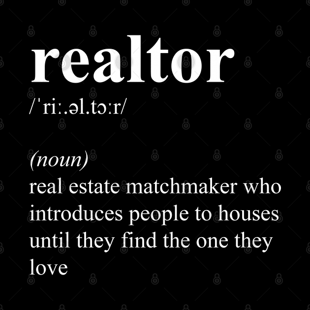 Funny Realtor Real Estate Agent Job Description by JustCreativity