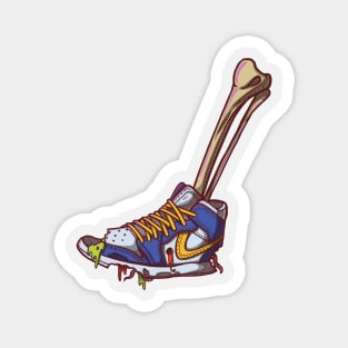 Zombie Sneaker Magnet