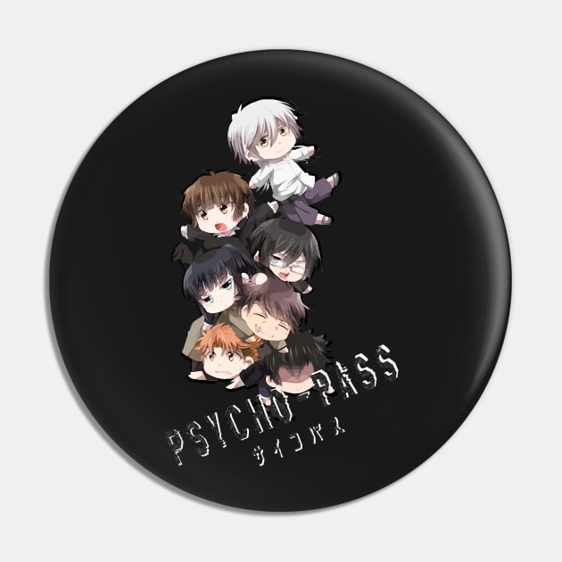 Psycho Pass Chibi Pin by Hopkinson