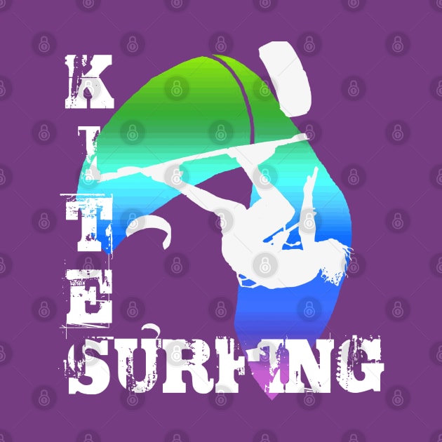 Kite Surfing WIth Freestyle Kitesurfer And Kite 15 by taiche