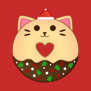 Christmas Cat Donut T-Shirt