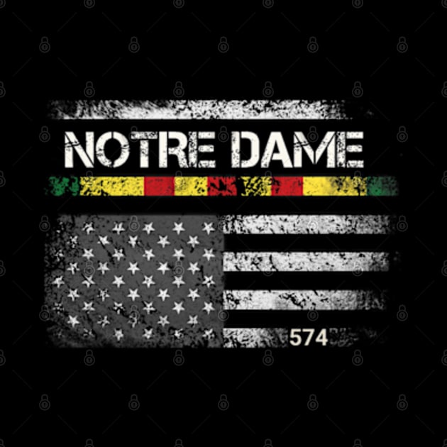 Notre Dame Indiana Retro by DarkStile