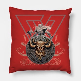 Vikigs Shield Pillow