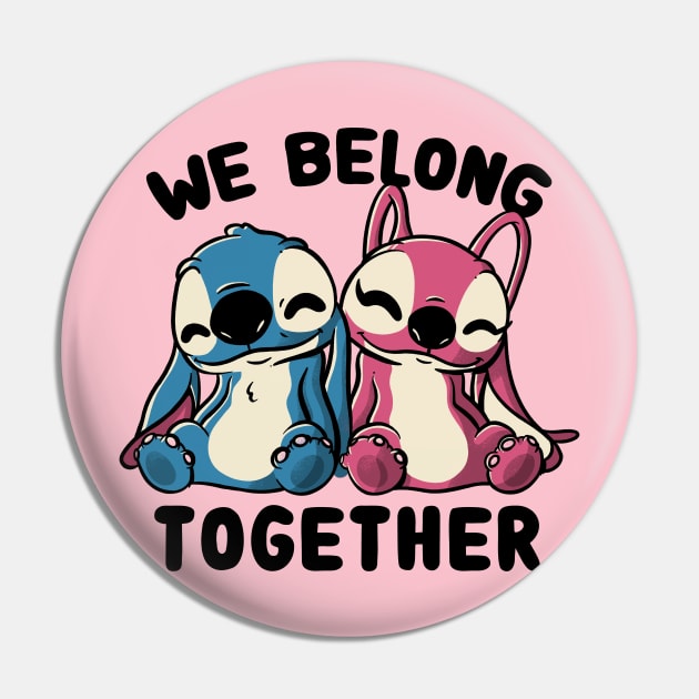 We Belong Together Cute Lover Gift Pin by eduely