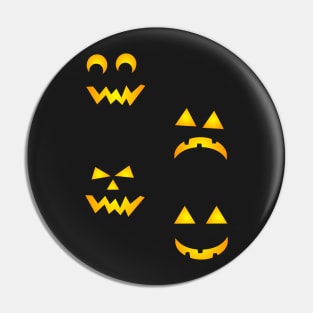 jack o'lantern night Pin